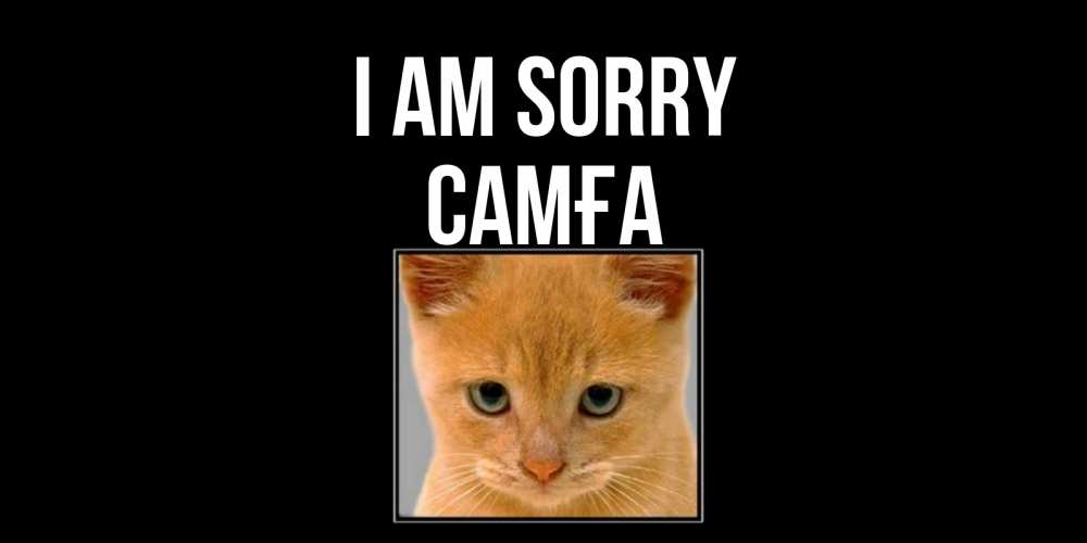 Greetings card с именем, САМҒА I am sorry рыжий грустный кот просит прощения Greetings with text for free download 