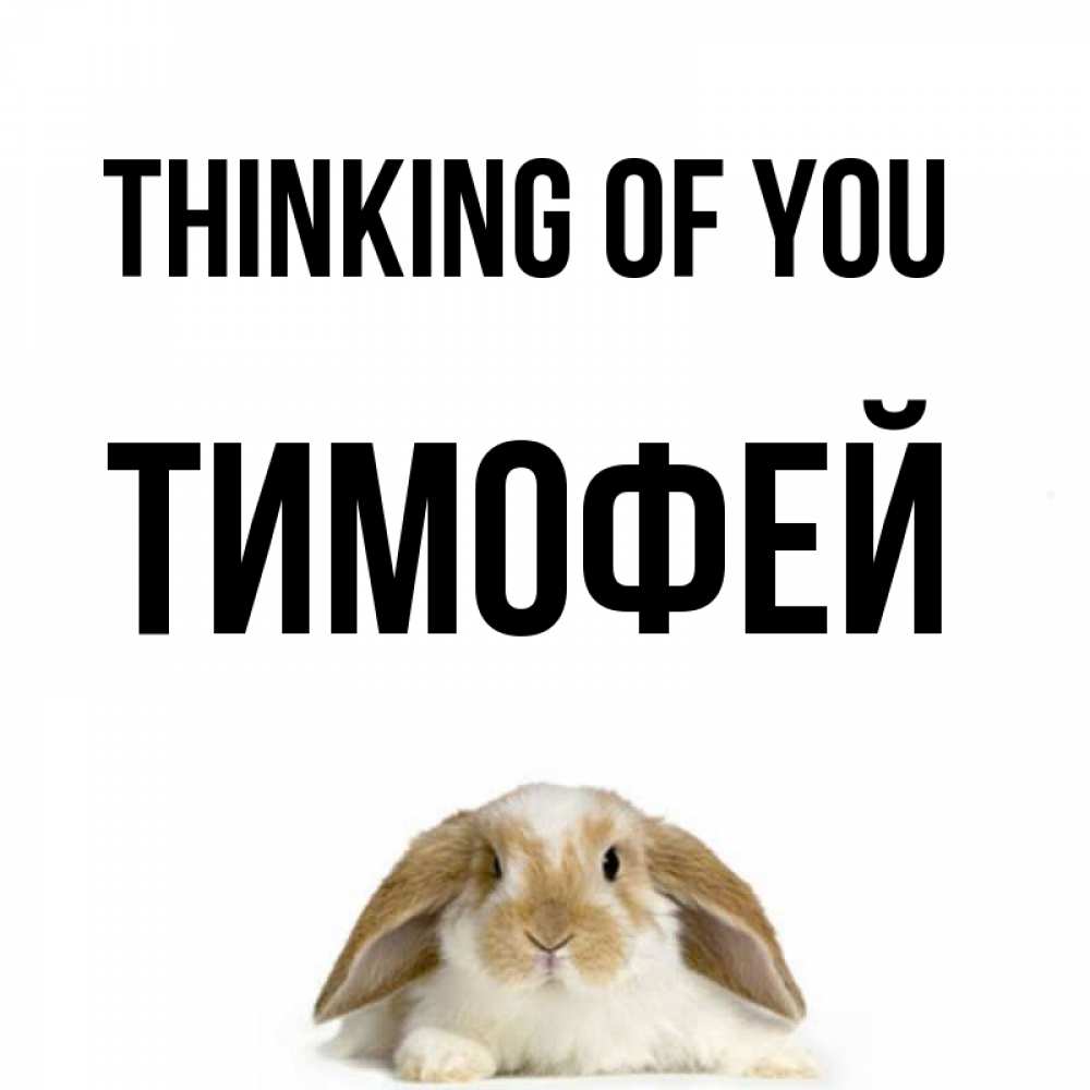 Greetings card с именем, Тимофей Thinking of you подписать своими руками онлайн Greetings with text for free download 