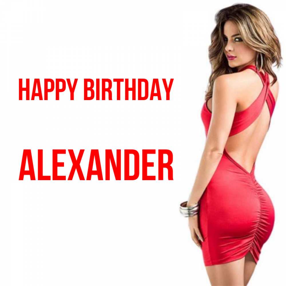 Greetings card с именем, Alexander Happy Birthday Поздравительная открытка для парня или подруги Greetings with text for free download 