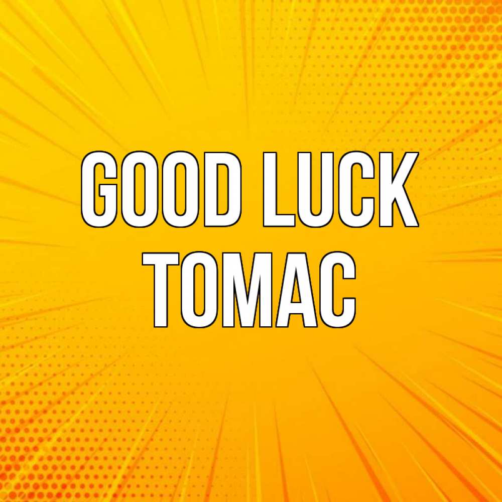 Greetings card с именем, Томас Good luck фон Greetings with text for free download 