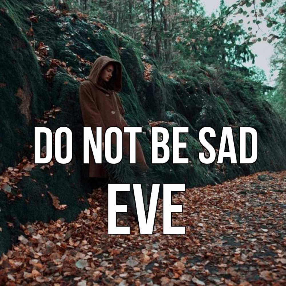 Greetings card с именем, Eve Do not be sad осенний лес Greetings with text for free download 
