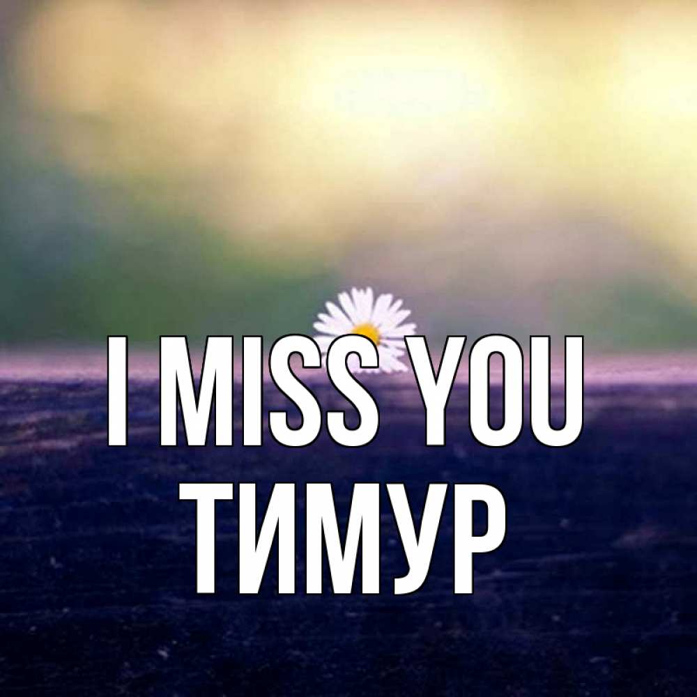 Greetings card с именем, Тимур I miss you приходи в гости Greetings with text for free download 