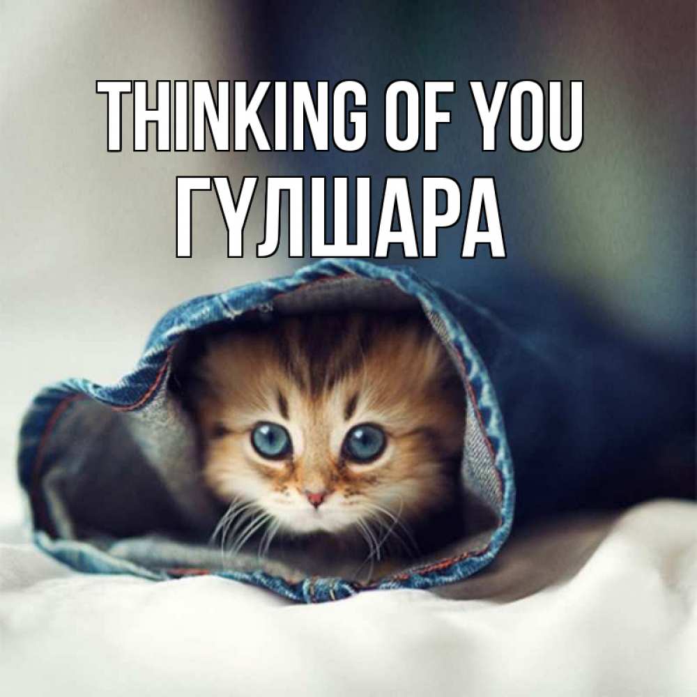 Greetings card с именем, ГҮЛШАРА Thinking of you мне без тебя плохо Greetings with text for free download 