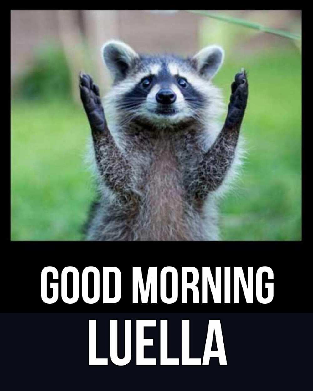 Greetings card с именем, Luella Good morning хорошее настроение утречком Greetings with text for free download 