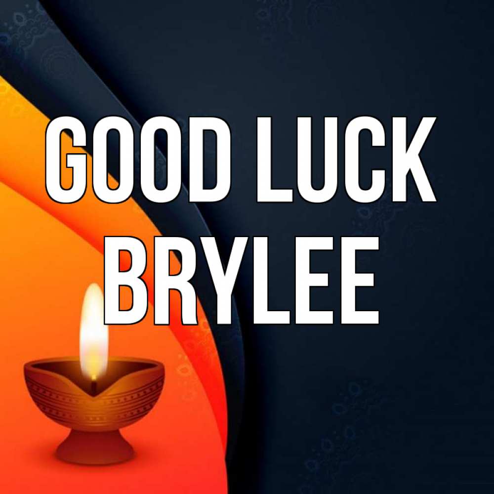 Greetings card с именем, Brylee Good luck абстрактный фон Greetings with text for free download 
