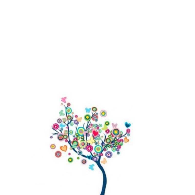 Открытка дерево любви на 14 февраля дерево на валентинке Happy Valentine`s Day 