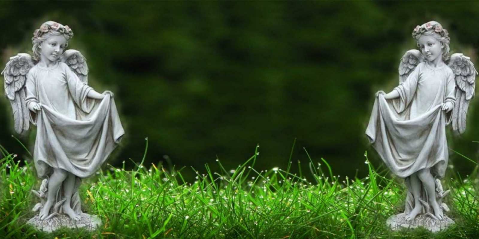 Открытка Открытки на день ангела с девушкой на небе небо, ангел, девушка happy angel day 