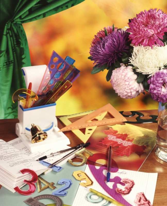 Открытка цветы для учителя  с днем учителя  Happy Teacher`s Day 