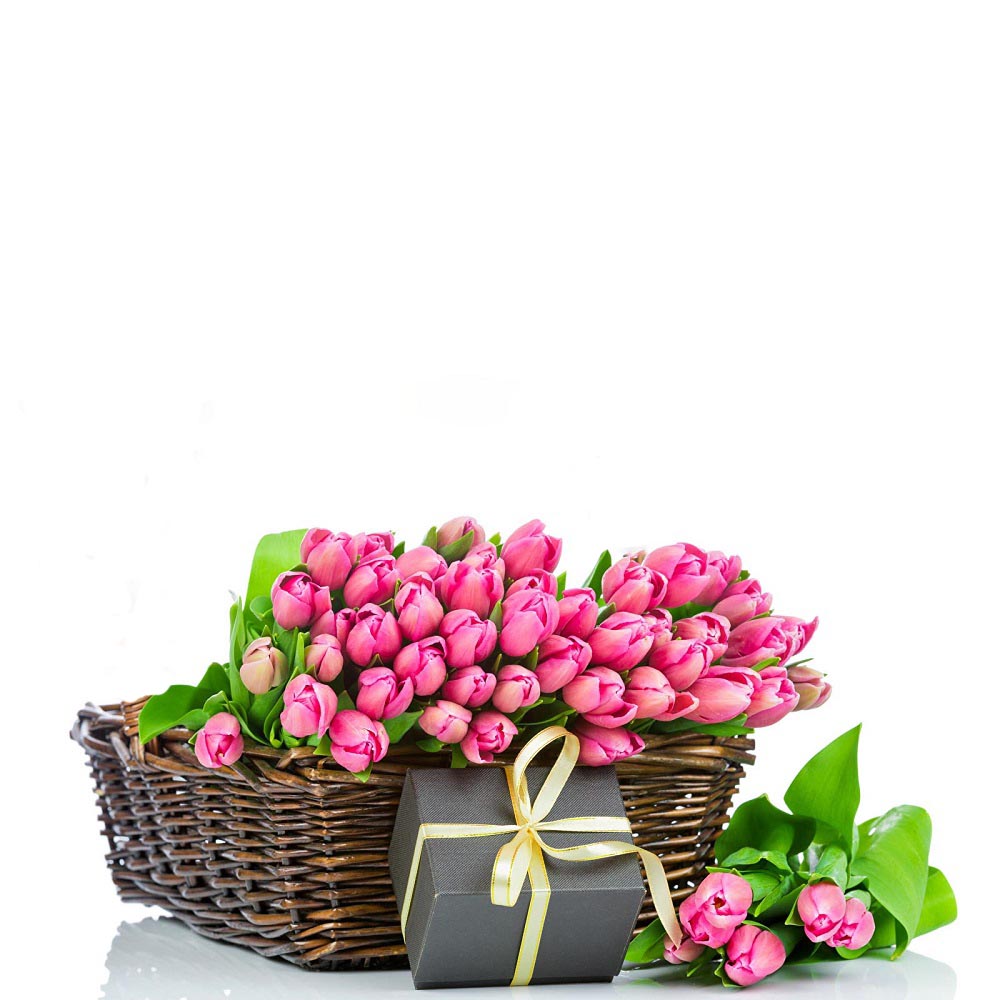 Открытка пришла весна  цветы  happy women`s day 