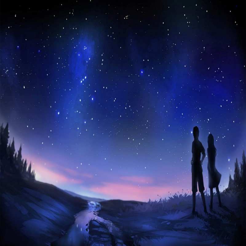 Открытка звездное небо 1 абстракция 1 I want to hug you 