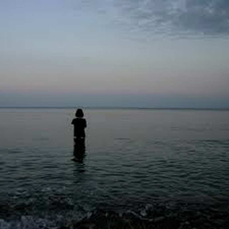 Открытка в воде  девушка  Do not be sad 