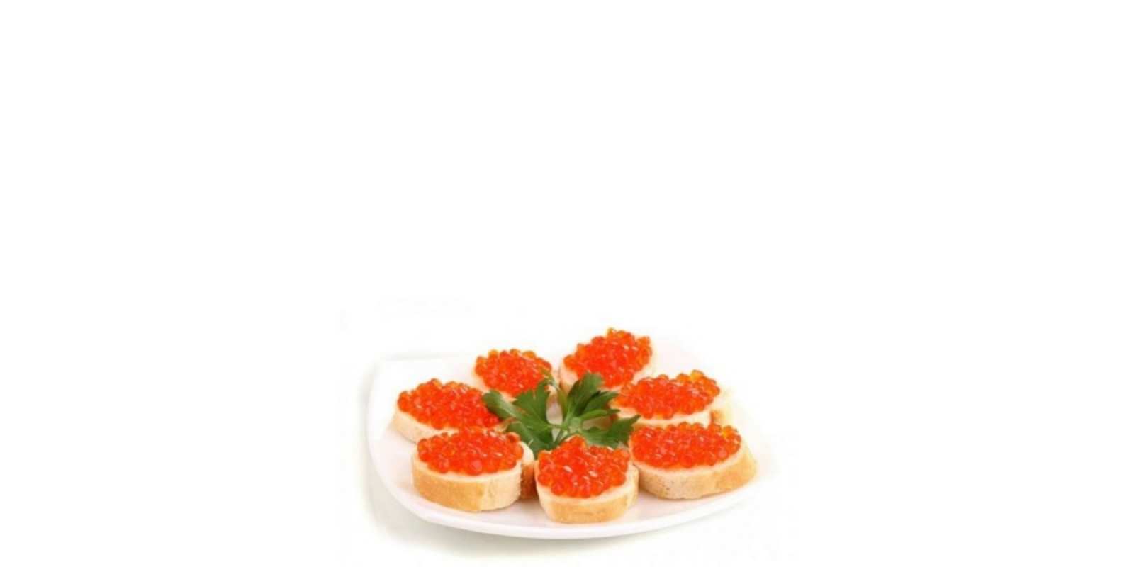 Открытка бутерброды с красной икрой бутерброд,красная икра Bon Appetit 