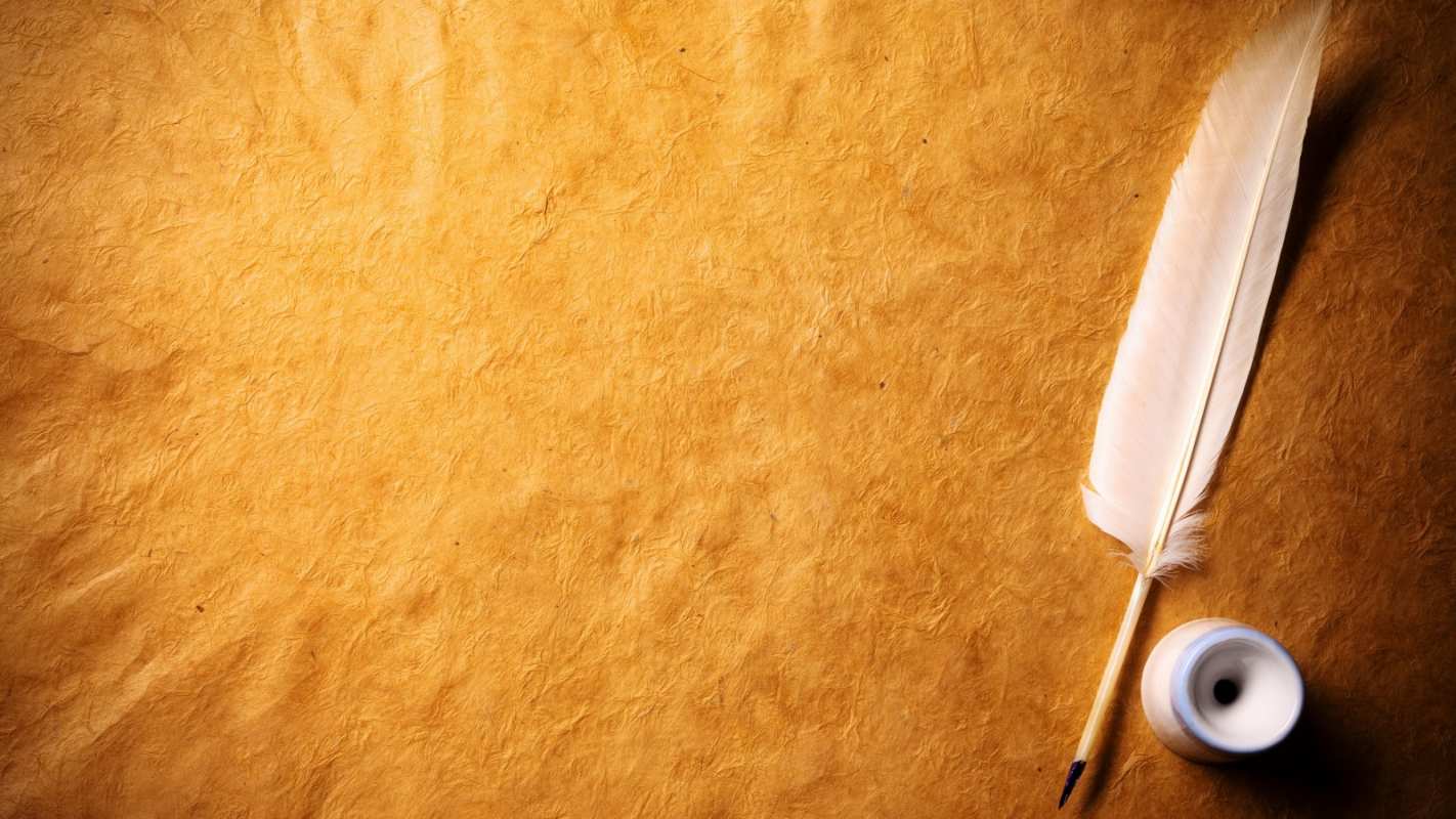 Открытка перо и чернила  с днем знаний  From September 1 