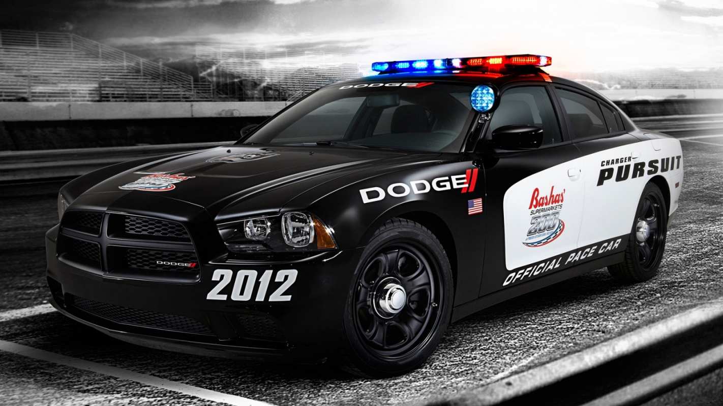 Открытка полицейская машина додж  полиция  Happy police day 