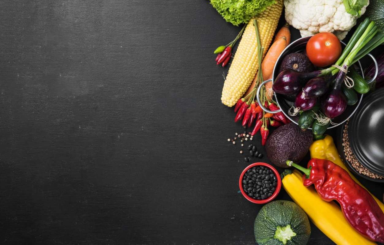 Открытка овощи  день вегана  Happy vegan day 