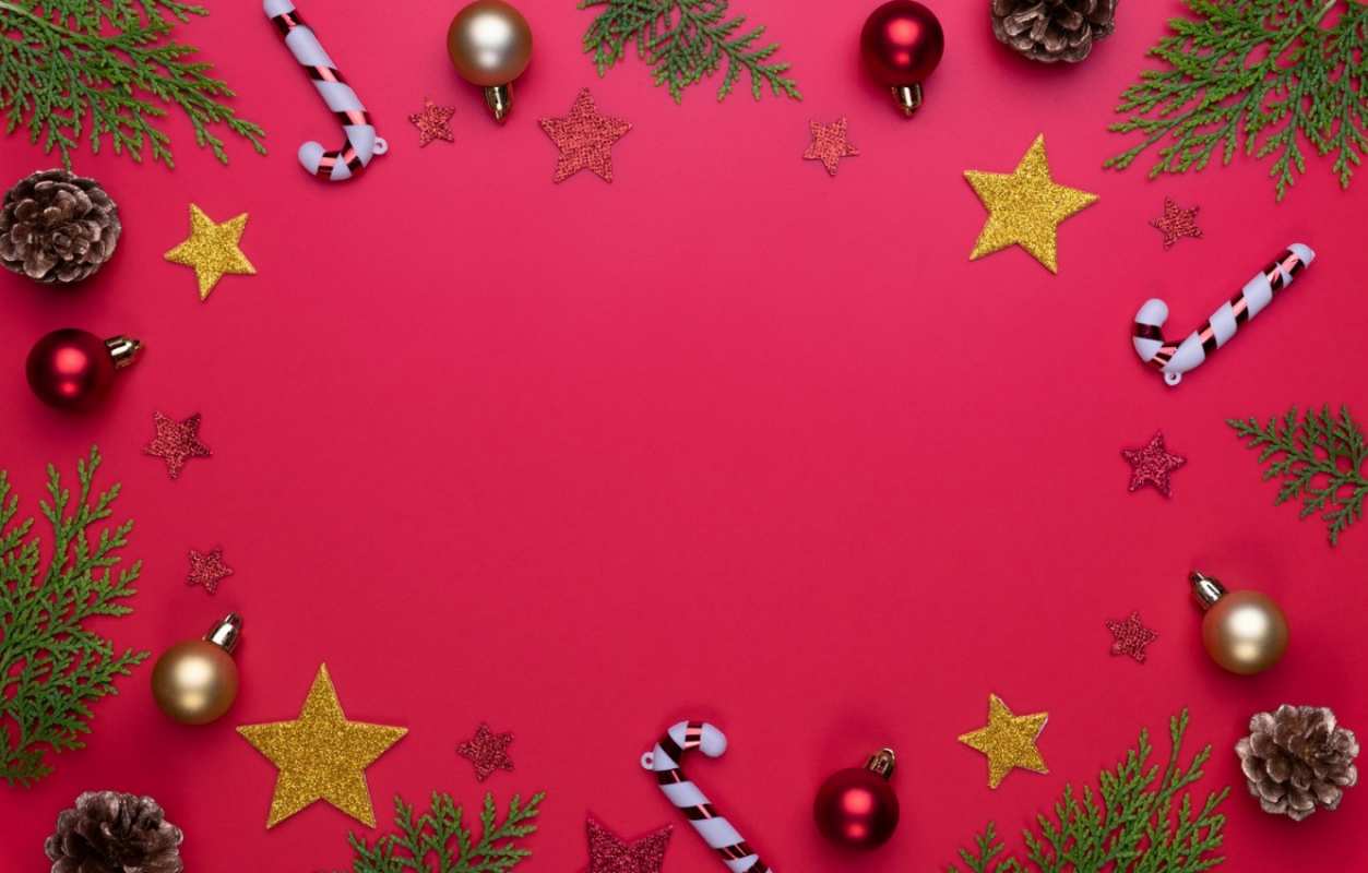 Открытка рамочка на рождество  с рождеством  Merry Christmas 