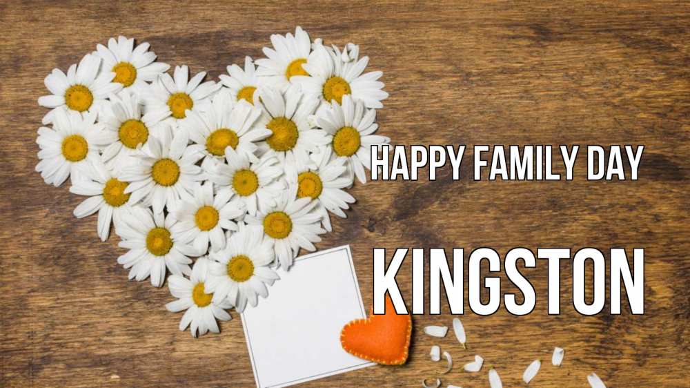 Greetings card с именем, Kingston happy family day с днем семьи Greetings with text for free download 
