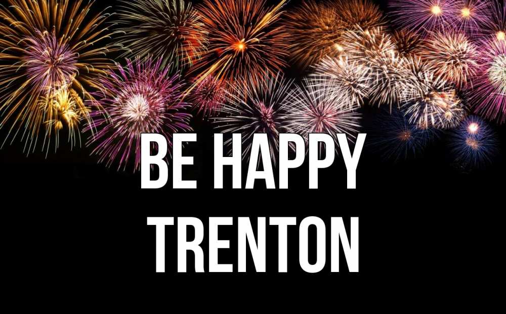 Greetings card с именем, Trenton Be happy Фейрверг 1 Greetings with text for free download 