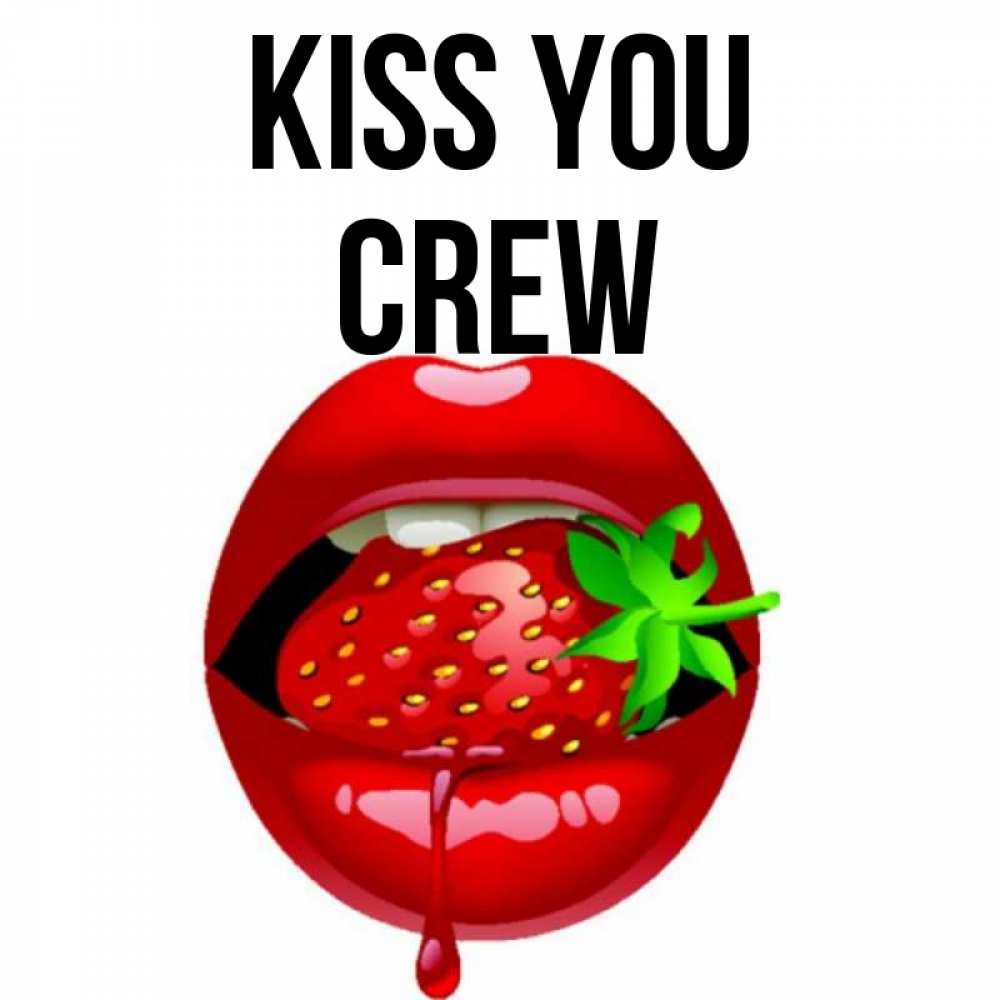 Greetings card с именем, Crew Kiss you открытки с поцелуями Greetings with text for free download 