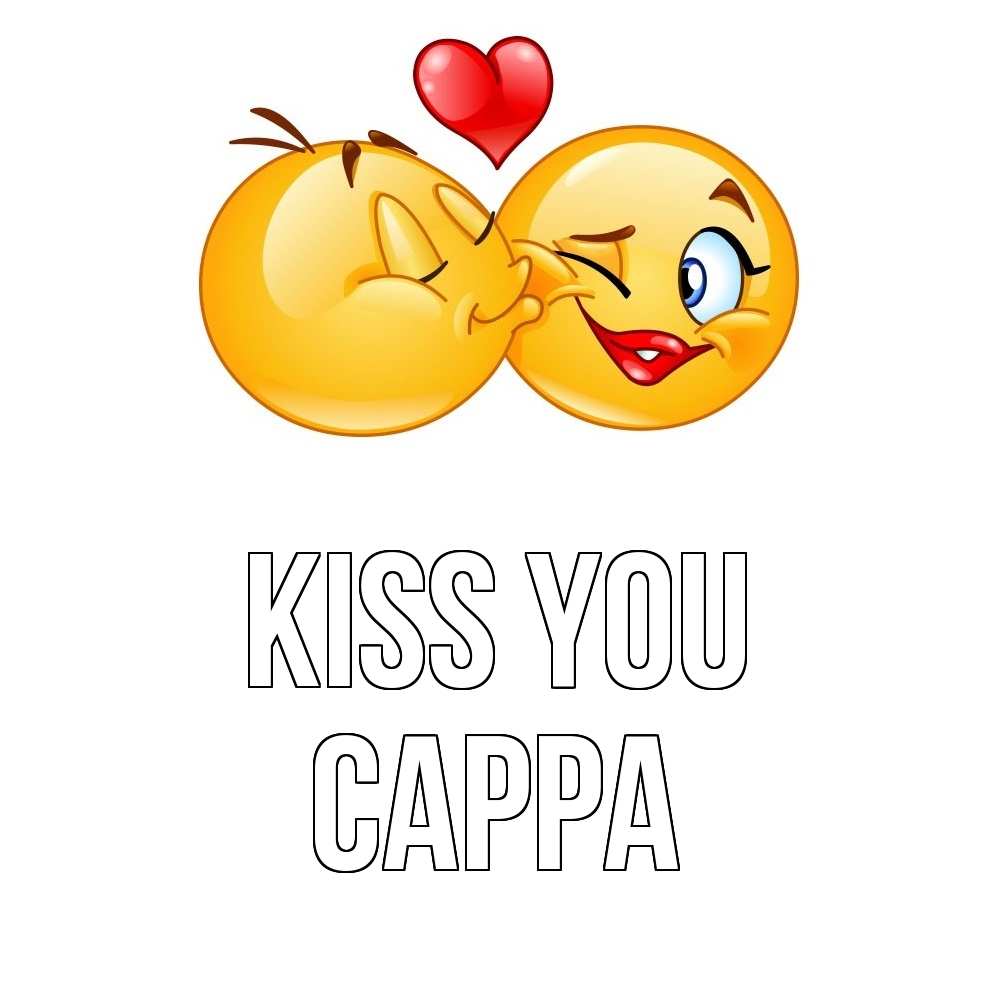 Greetings card с именем, Сарра Kiss you губы и белые зубы Greetings with text for free download 