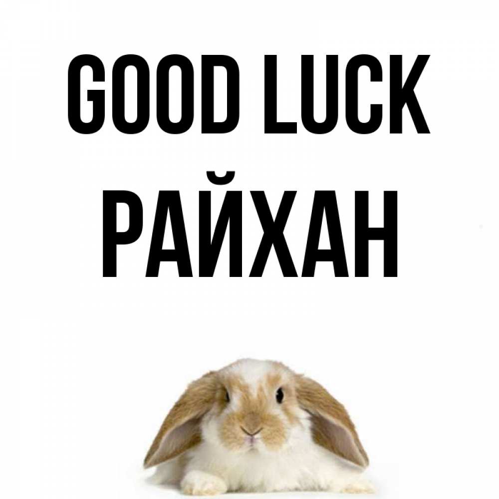 Greetings card с именем, РАЙХАН Good luck открытки с произвольным текстом который можно вставить в открытку и создать ее самостоятельно бесплатно онлайн Greetings with text for free download 