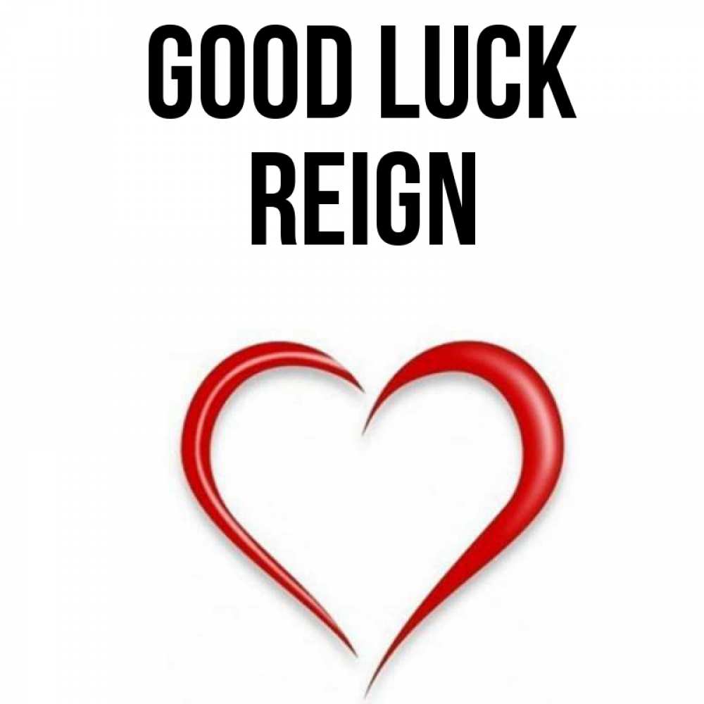 Greetings card с именем, Reign Good luck для удачливых людей Greetings with text for free download 