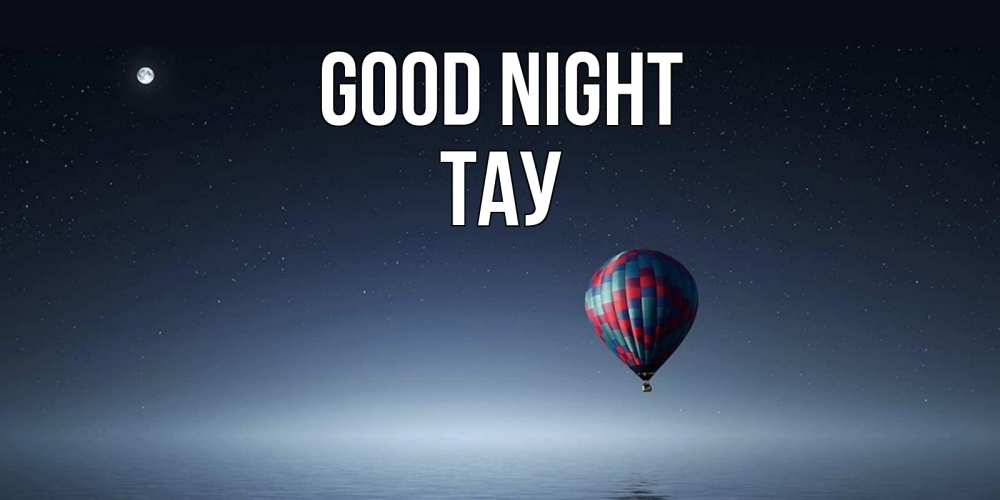 Greetings card с именем, ТАУ Good night ночная открытка Greetings with text for free download 