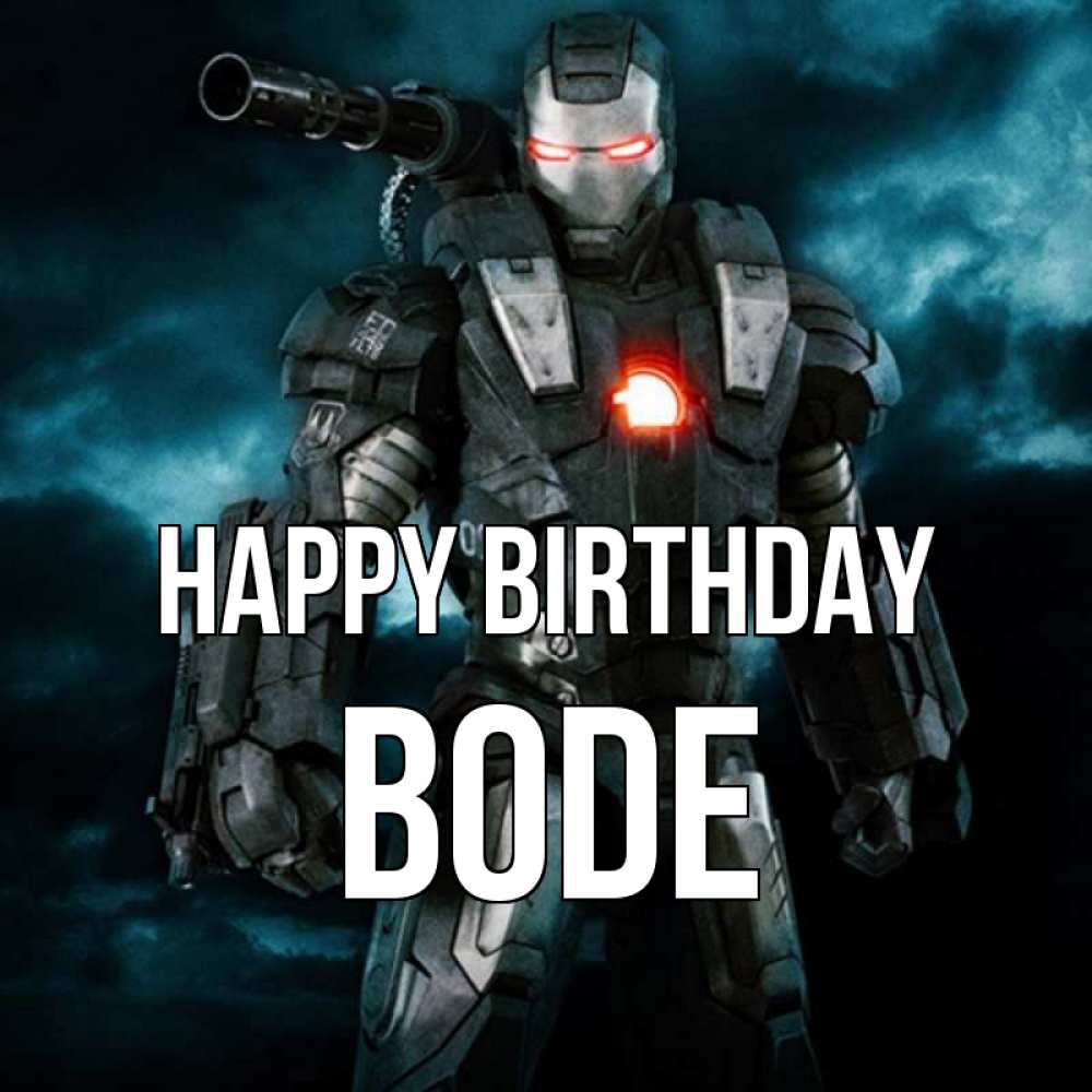 Greetings card с именем, Bode Happy Birthday марвел супергерой в новом костюме Greetings with text for free download 