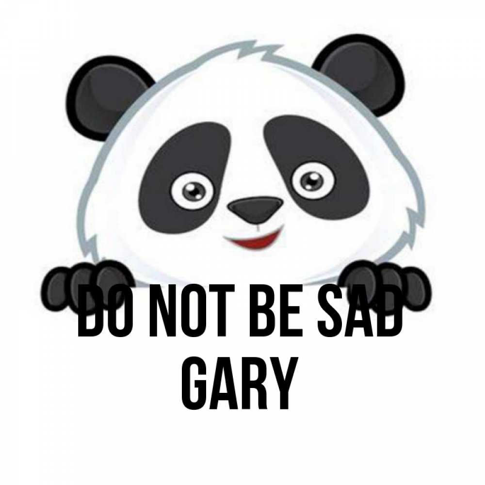 Greetings card с именем, Gary Do not be sad не надо печалиться Greetings with text for free download 