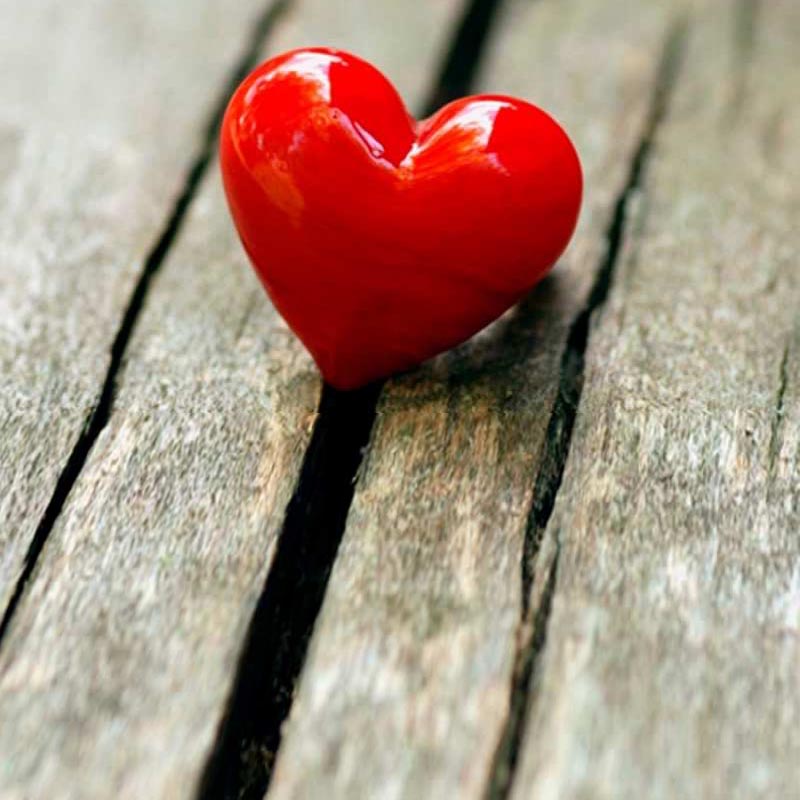 Открытка сердце 2 красное 2 I love you 