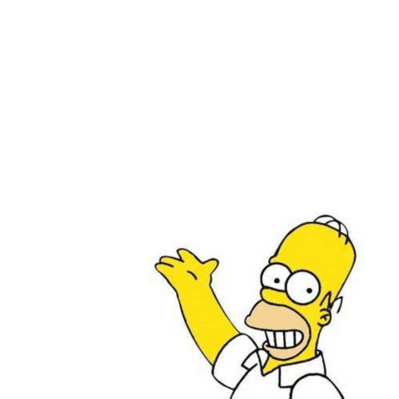 Открытка Гомер Симпсон  Поздравления  Happy Birthday 