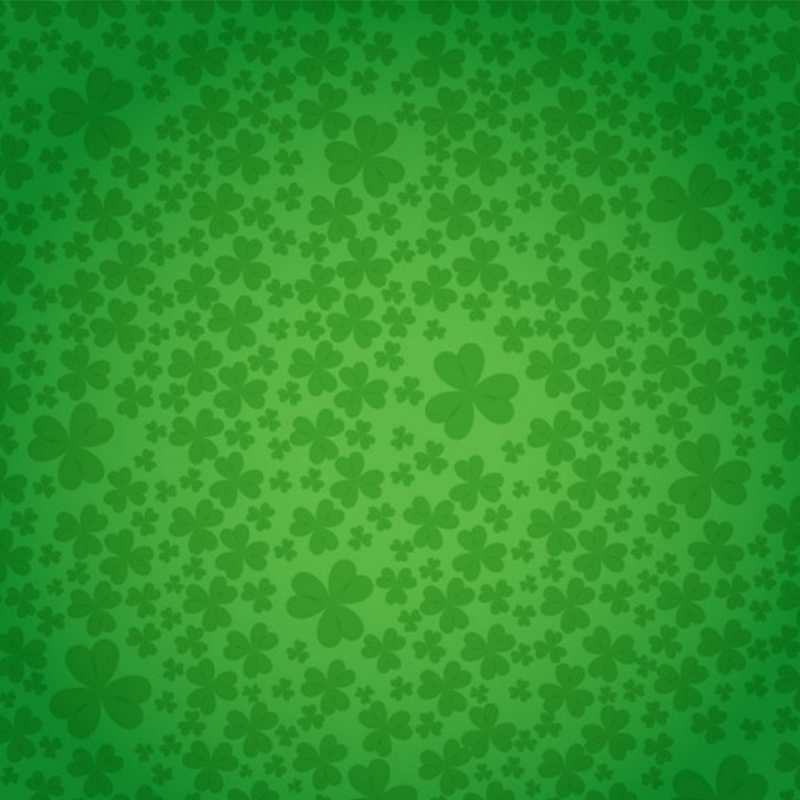 Открытка листья клевера на фоне  много листочков на удачу  Good luck 