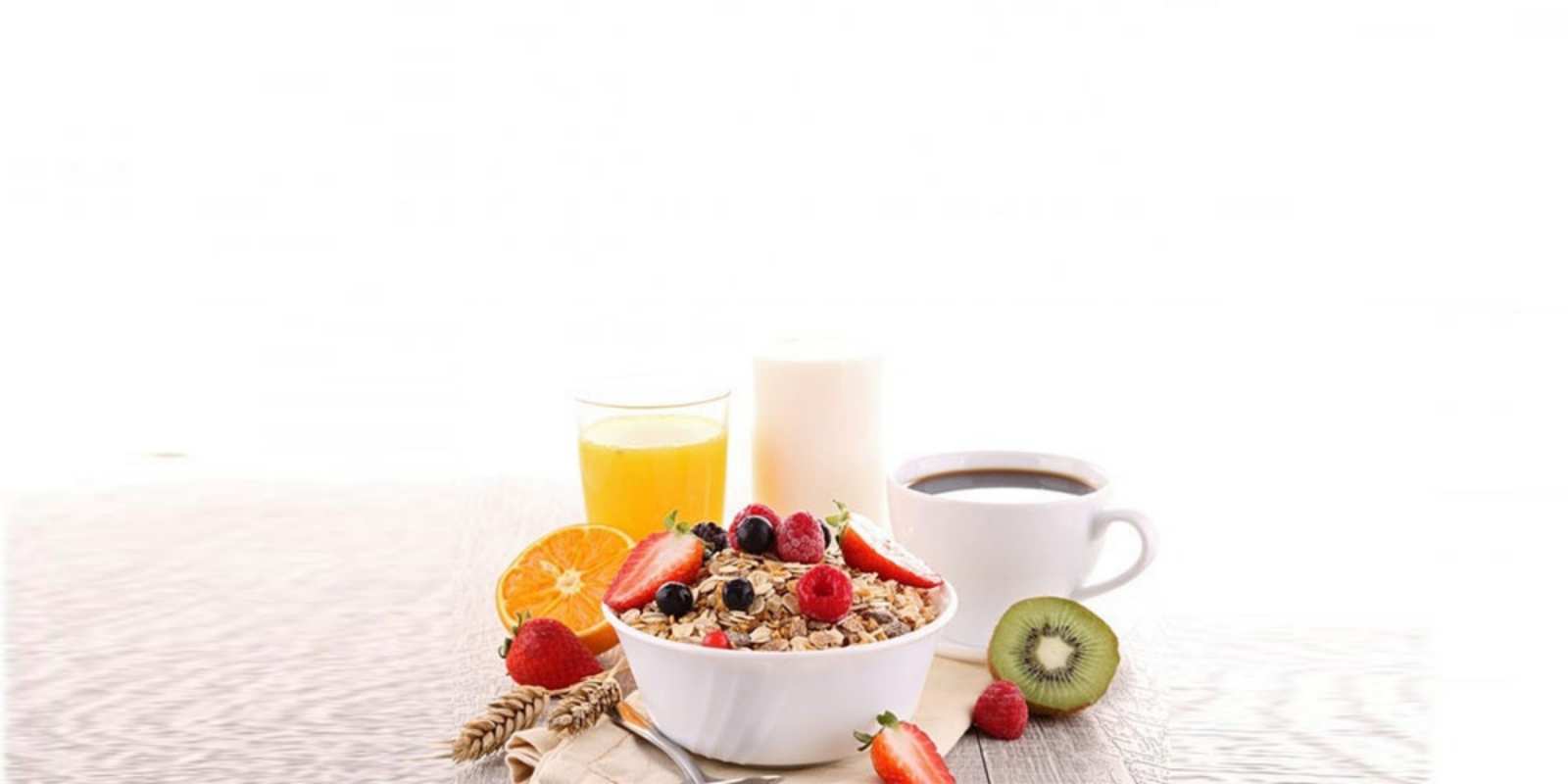 Открытка Доброе утро полезный завтрак открытка с пожеланием добрейшего утречка Good morning 