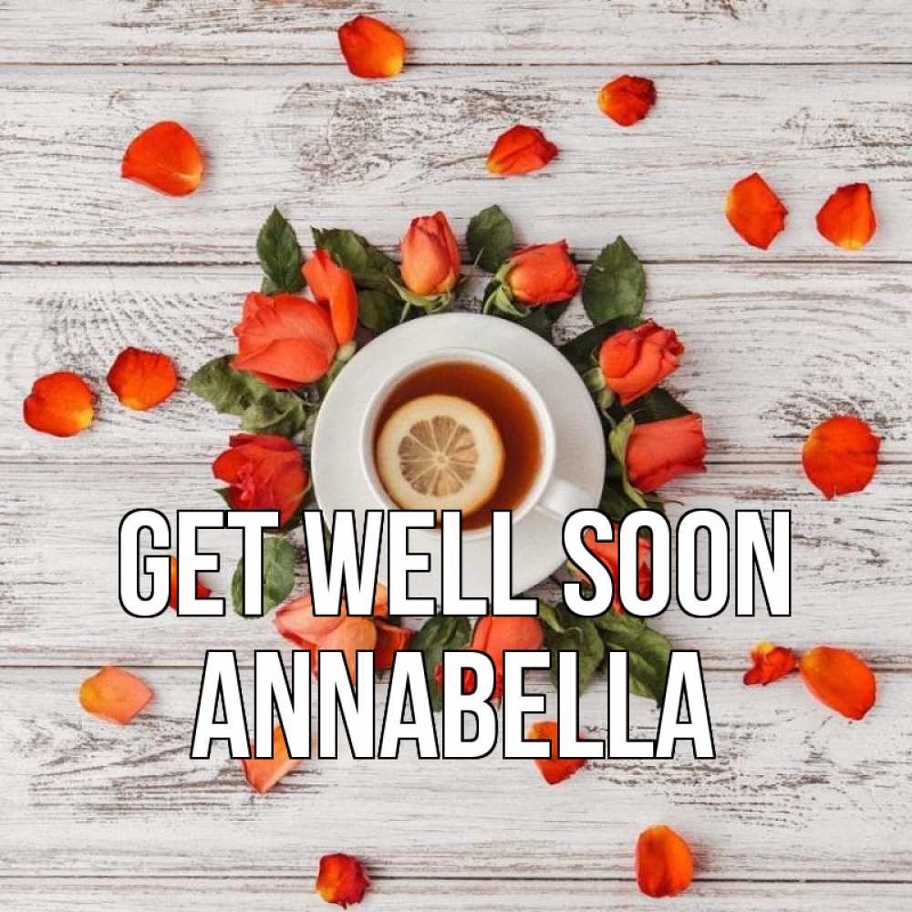 Greetings card с именем, Annabella Get well soon фон из досок Greetings with text for free download 