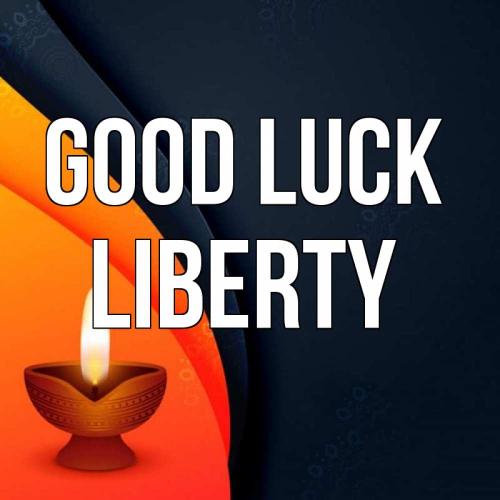 Greetings card с именем, Liberty Good luck абстрактный фон Greetings with text for free download 