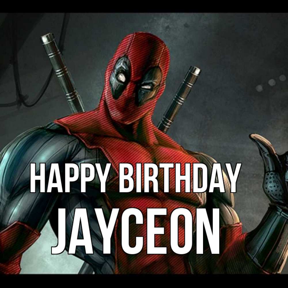 Greetings card с именем, Jayceon Happy Birthday марвел супергерои Greetings with text for free download 