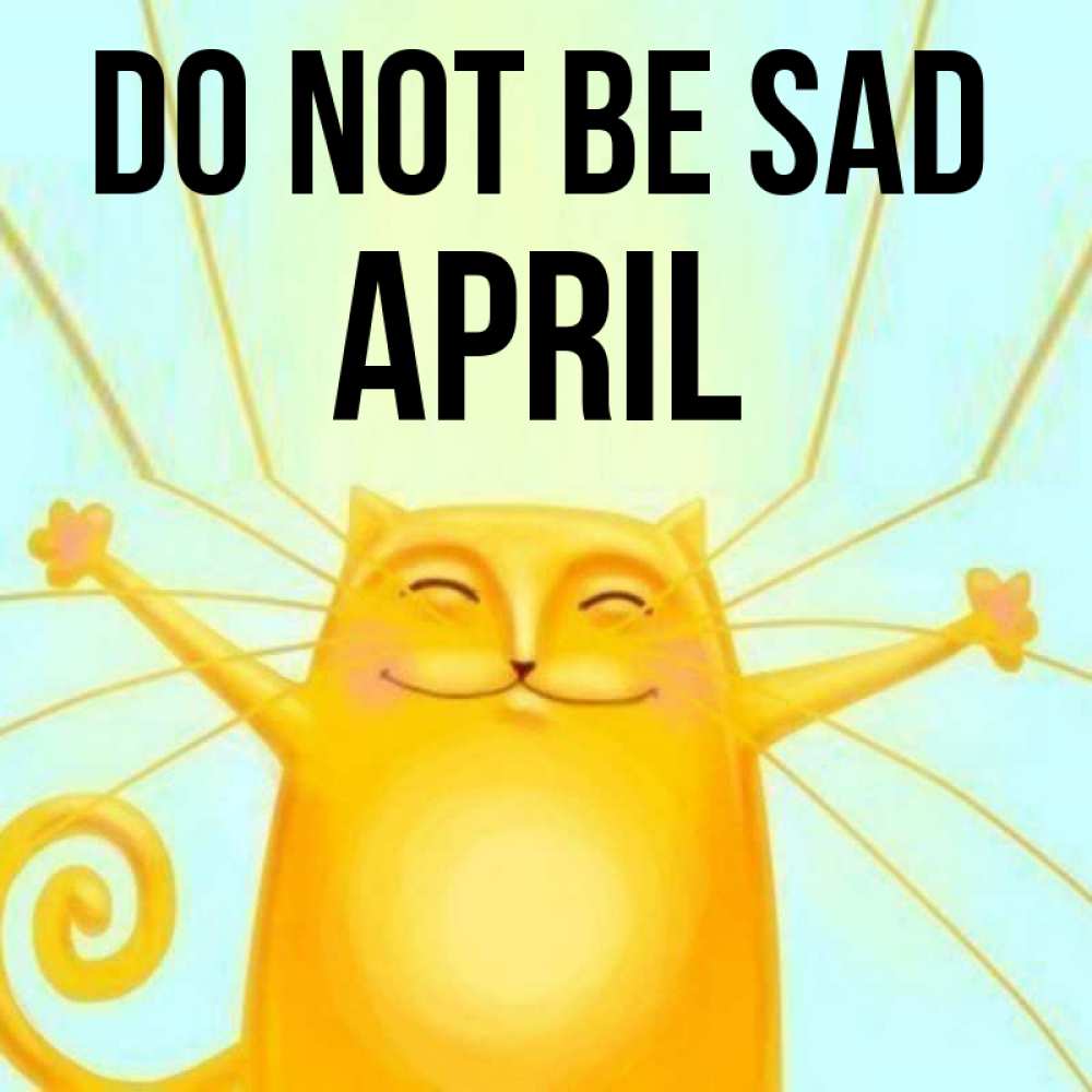 Greetings card с именем, April Do not be sad обнимашки усатые Greetings with text for free download 