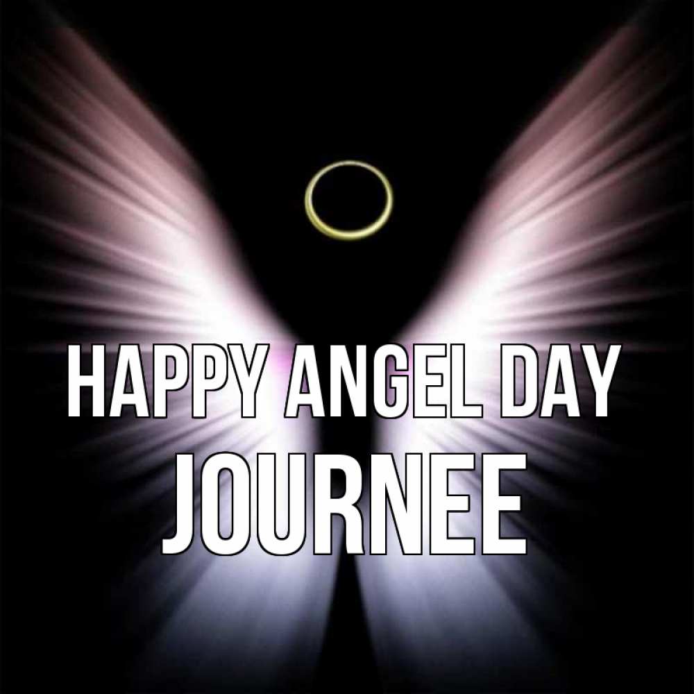 Greetings card с именем, Journee happy angel day ангел из света Greetings with text for free download 