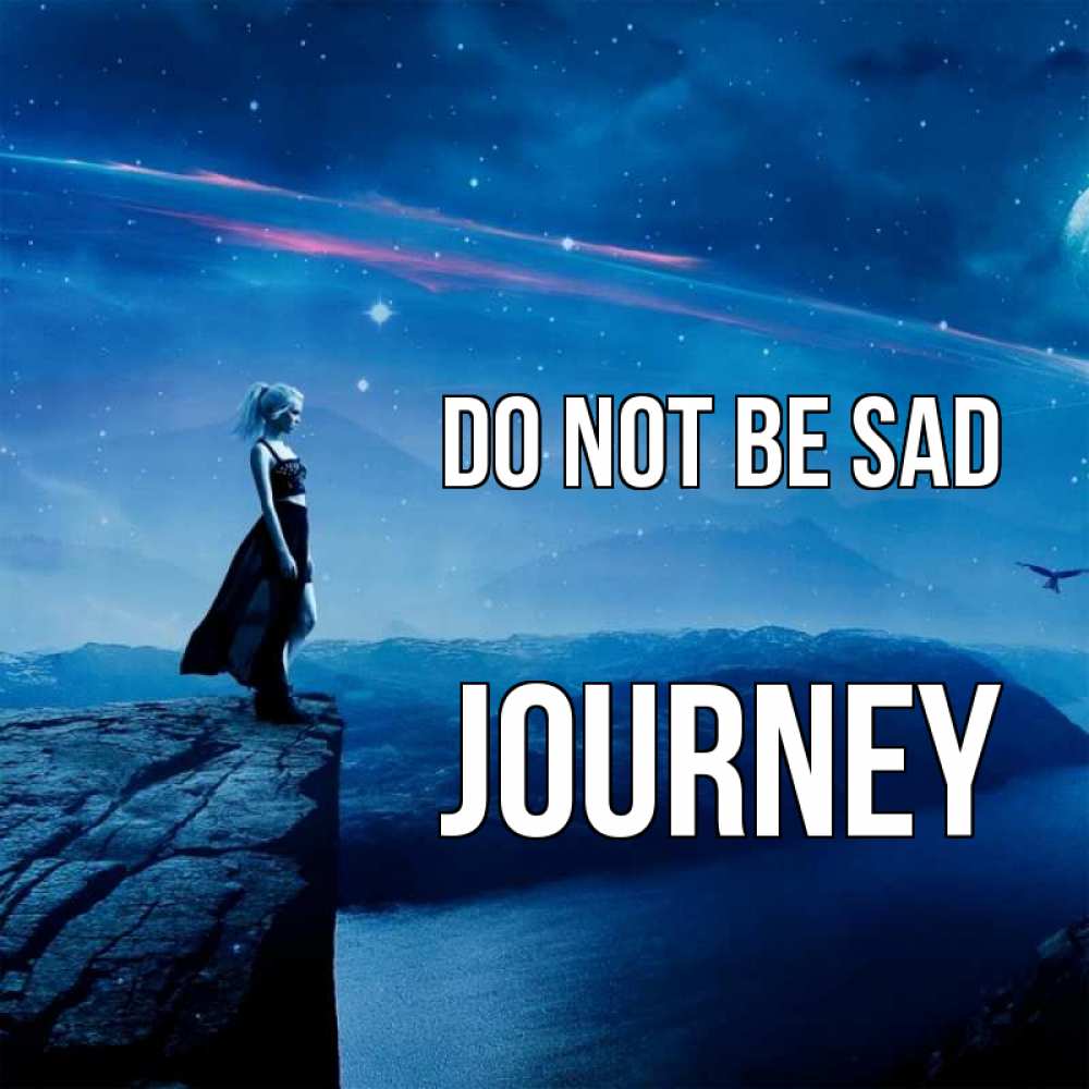 Greetings card с именем, Journey Do not be sad вода и скала Greetings with text for free download 