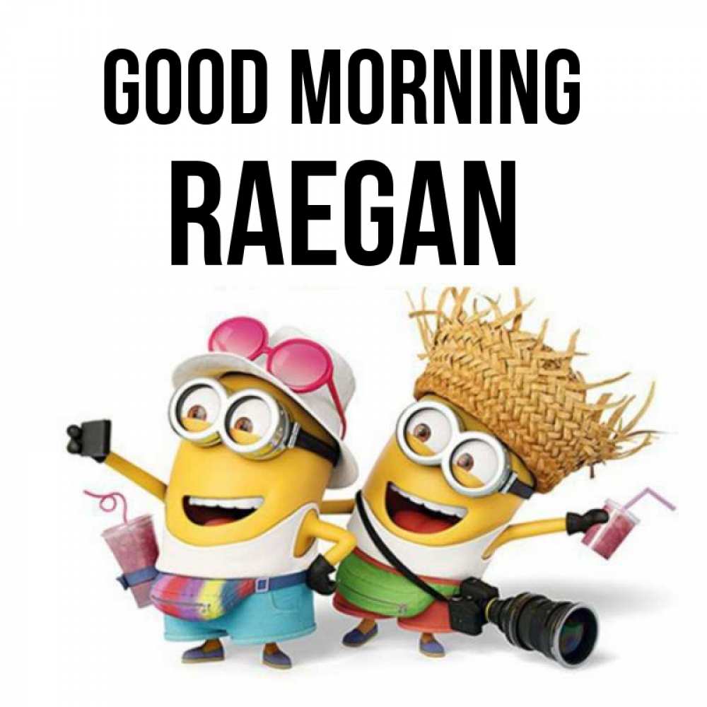 Greetings card с именем, Raegan Good morning карнавал Greetings with text for free download 