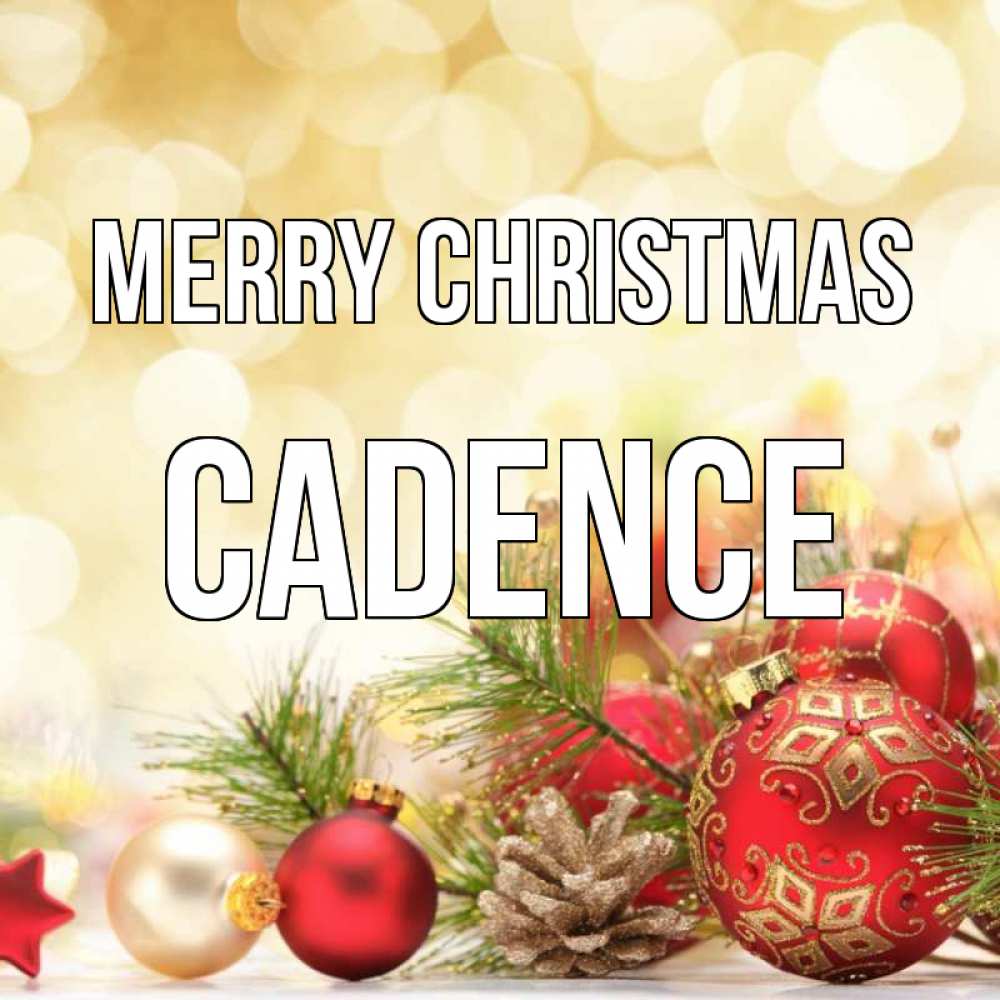 Greetings card с именем, Cadence Merry Christmas с рождеством Greetings with text for free download 