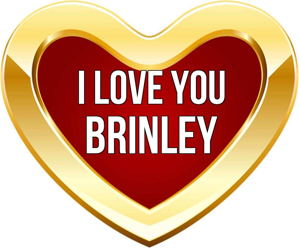 Greetings card с именем, Brinley I love you из краски Greetings with text for free download 