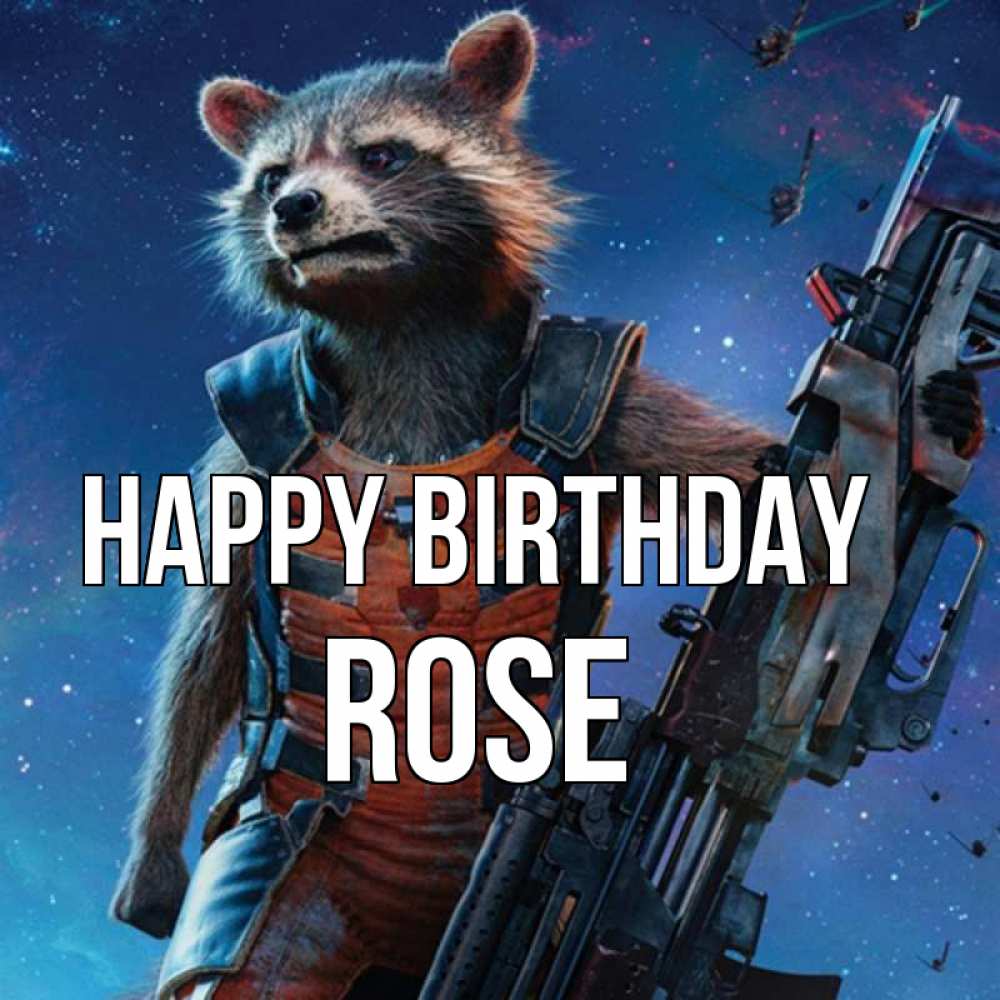 Greetings card с именем, Rose Happy Birthday реактивный Рокета Greetings with text for free download 