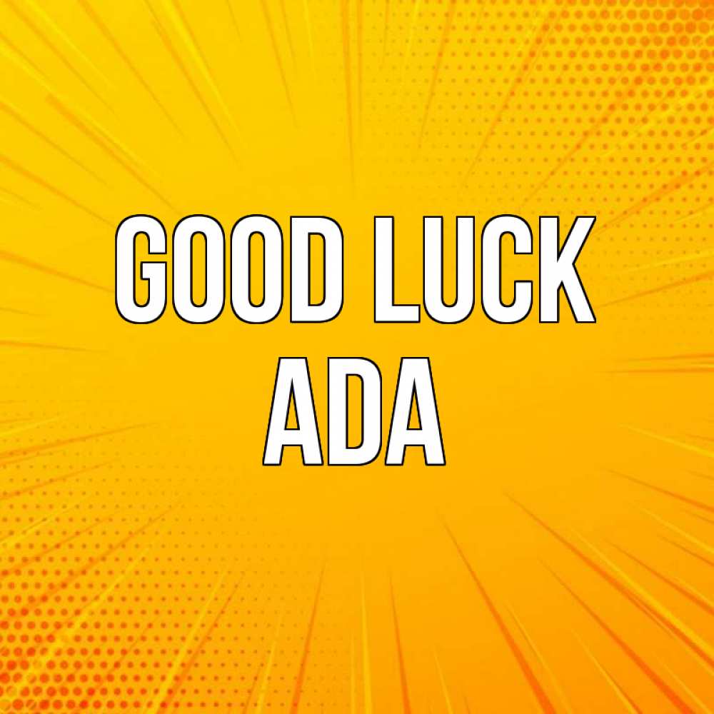 Greetings card с именем, Ada Good luck фон Greetings with text for free download 