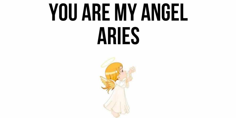 Greetings card с именем, Aries You are my angel ангел, девочка Greetings with text for free download 