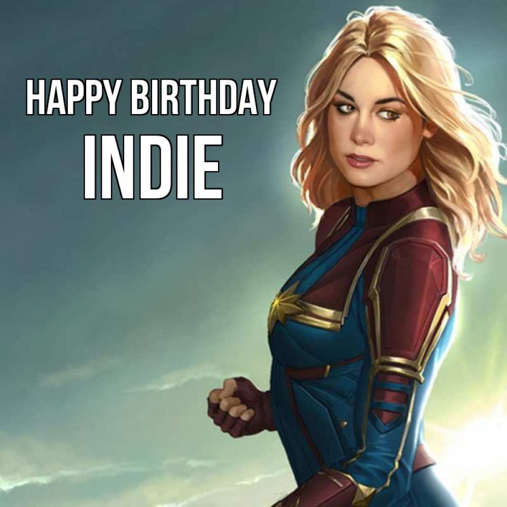 Greetings card с именем, Indie Happy Birthday холод жара Greetings with text for free download 