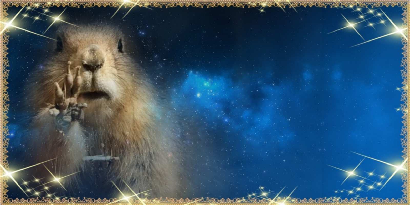 Открытка сурок желает сладкой ночи спокойной ночи сладких снов Good night 