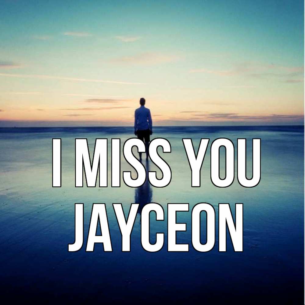 Greetings card с именем, Jayceon I miss you зима Greetings with text for free download 