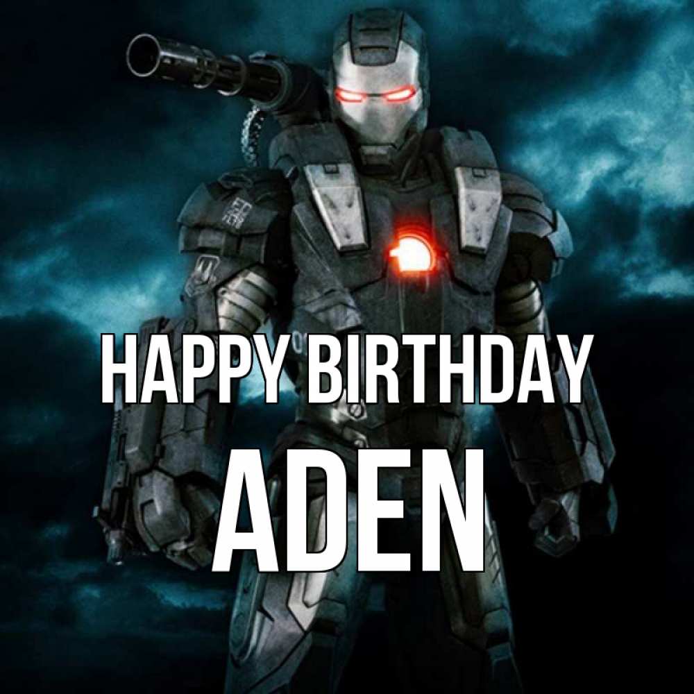Greetings card с именем, Aden Happy Birthday марвел супергерой в новом костюме Greetings with text for free download 