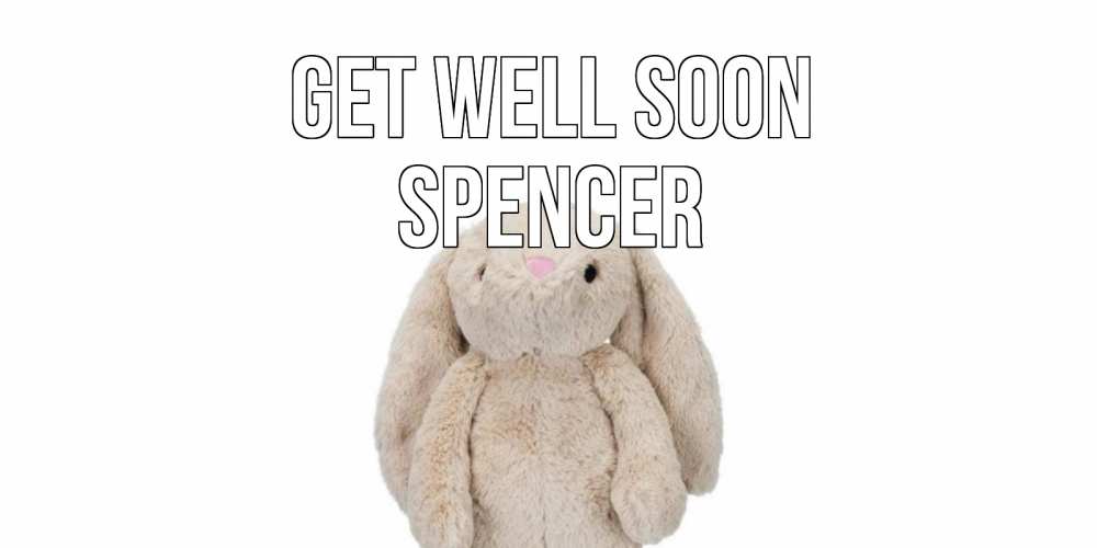 Greetings card с именем, Spencer Get well soon не болей Greetings with text for free download 